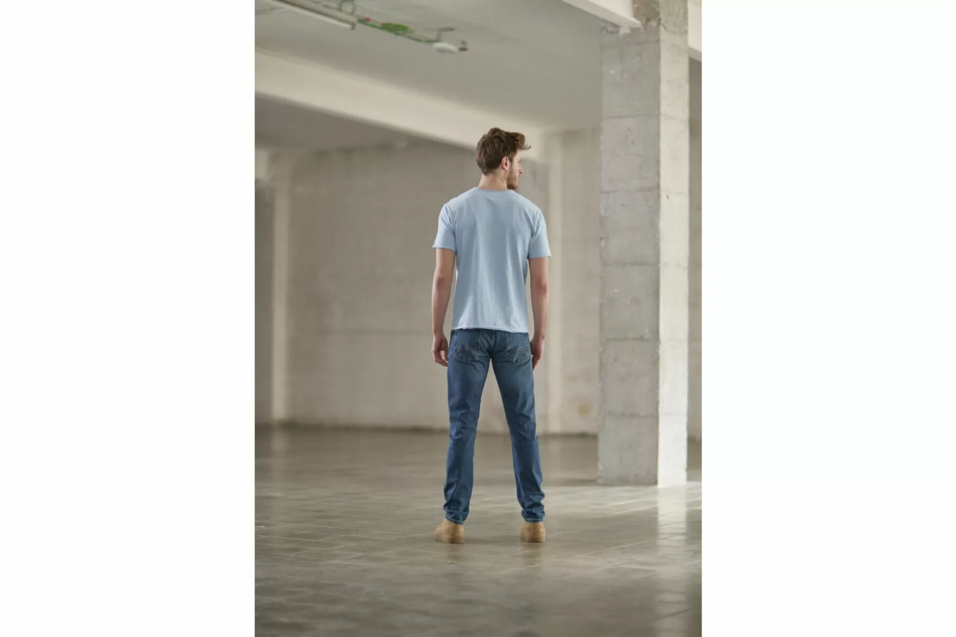 Freeman T Porter Leandro Kansas Slim Fit T-Shirt Man, Blue Sky Flash Sale