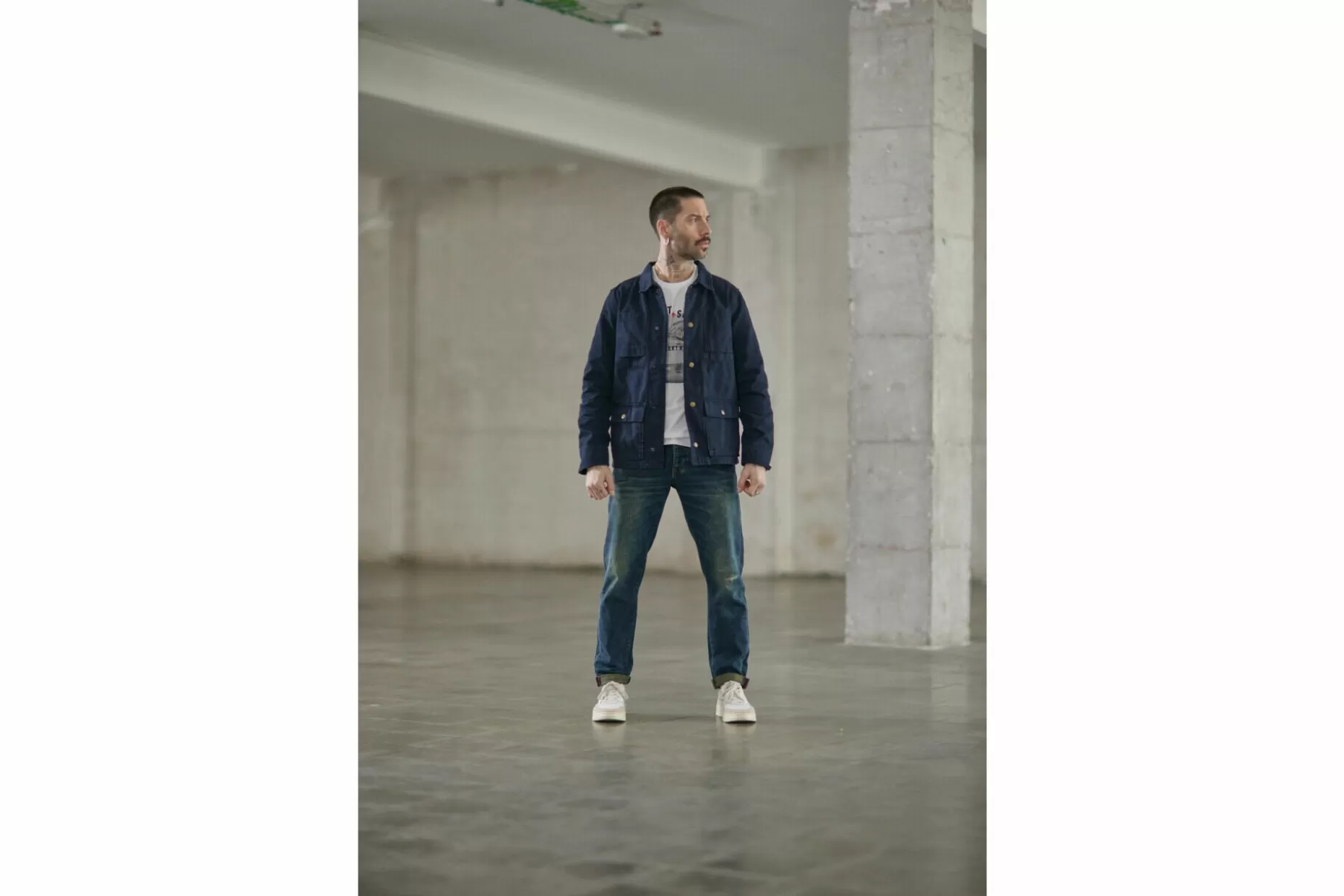 Freeman T Porter Luck Workwear Jacket Man, Indigo New