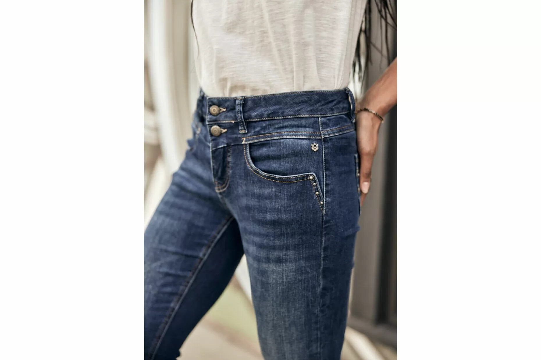 Freeman T Porter Madie Straight Jeans Woman, Fever Outlet