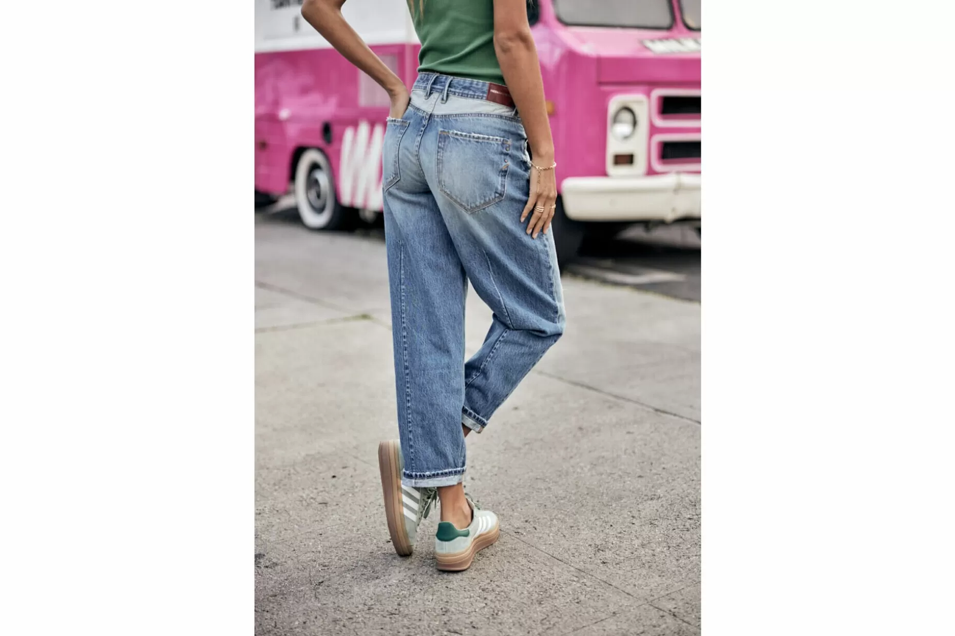 Freeman T Porter Maeva Boyfriend Jeans Woman, Sister Fashion