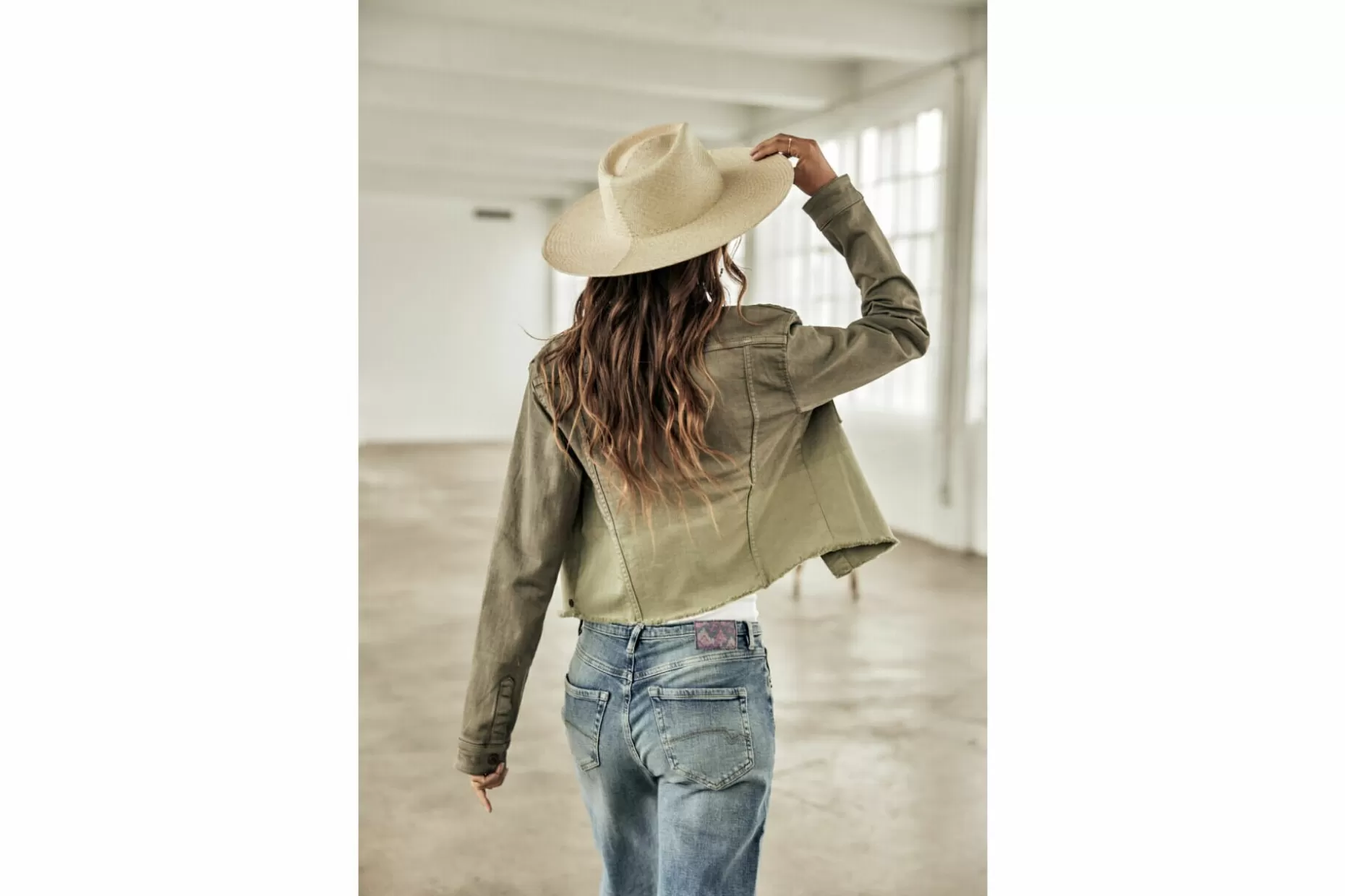 Freeman T Porter Maggy California Denim Jacket Woman, Forest Night Best Sale