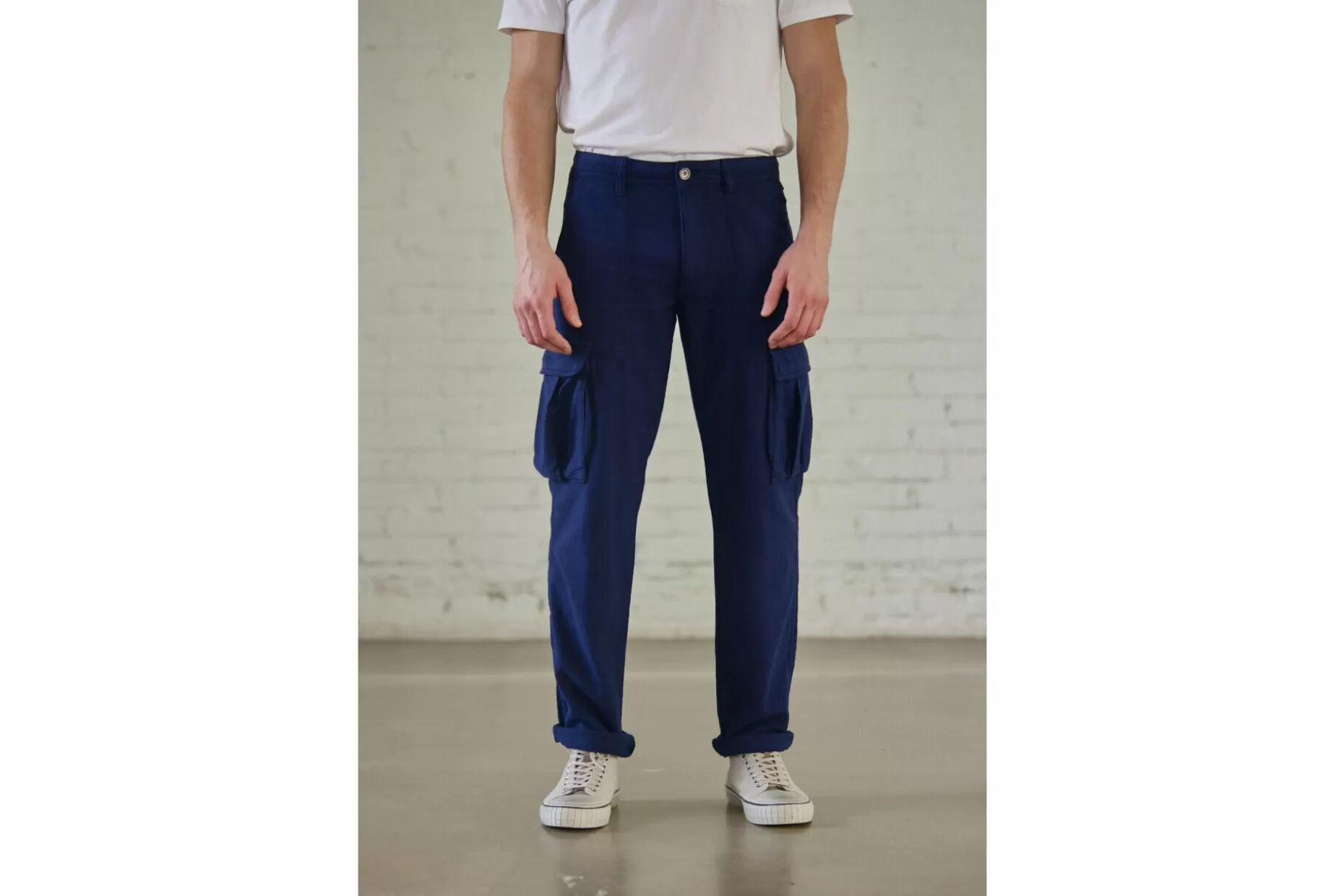 Freeman T Porter Mathis Sweeny Cargo Pants Man, Peacoat Hot