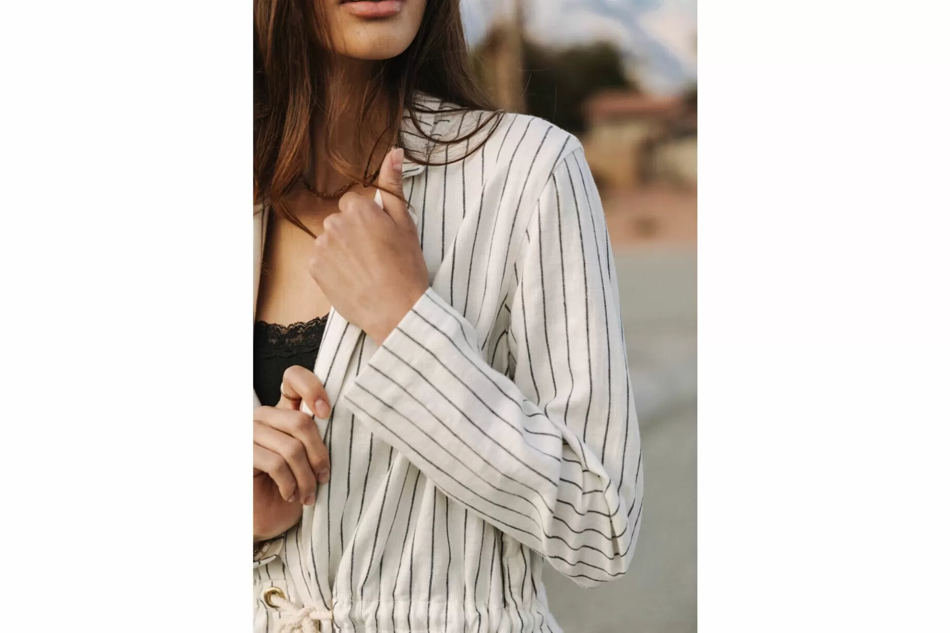 Freeman T Porter Mayana Monterey Stripped Jacket Woman, Original Fashion