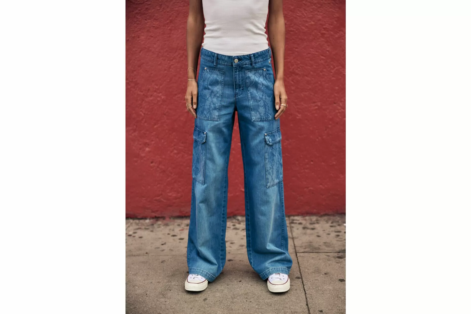 Freeman T Porter Moxie Wide Leg Jeans Woman, Milos Best