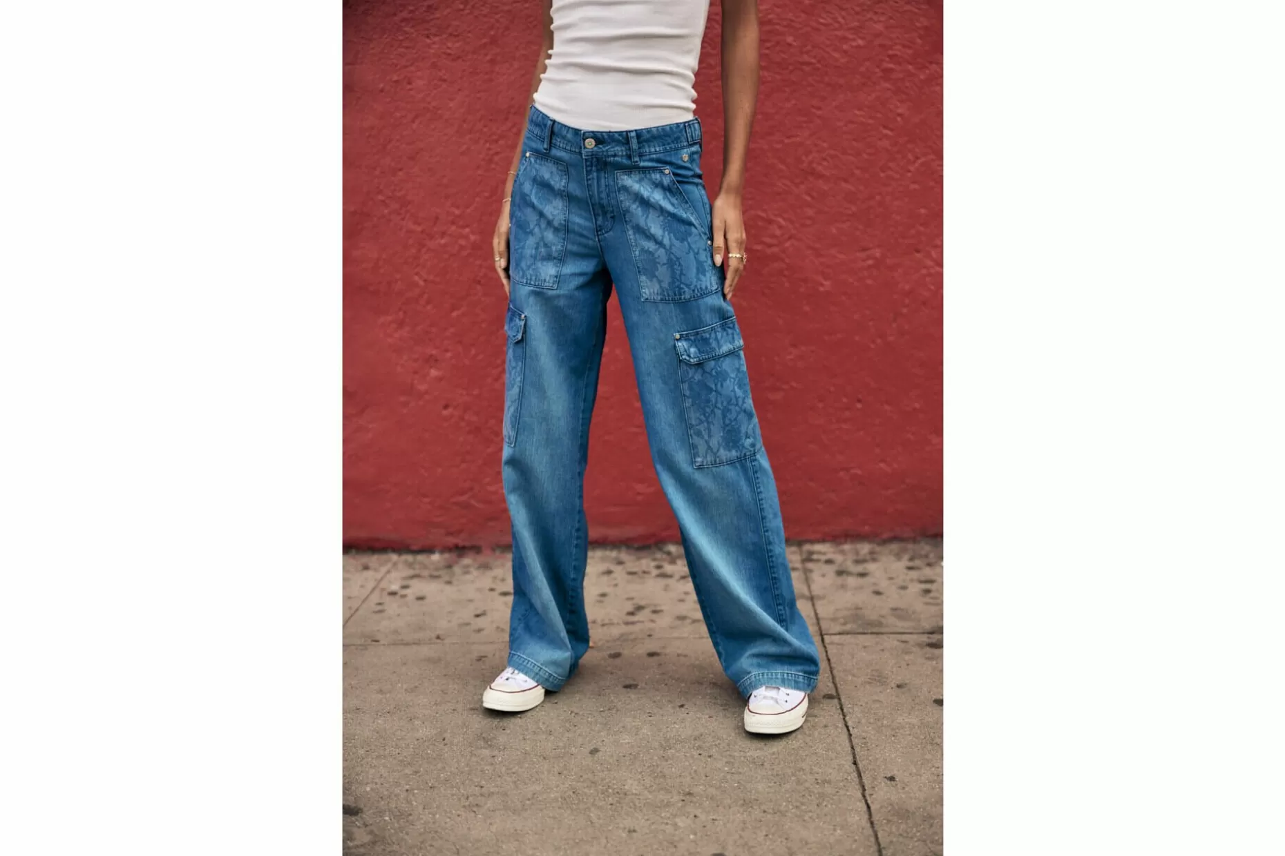 Freeman T Porter Moxie Wide Leg Jeans Woman, Milos Best