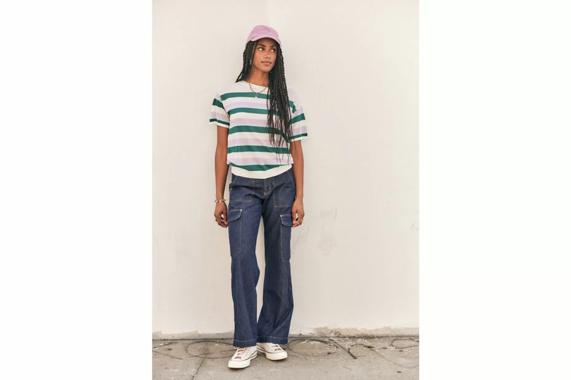 Freeman T Porter Moxie Wide Leg Jeans Woman, Manzana Dark New