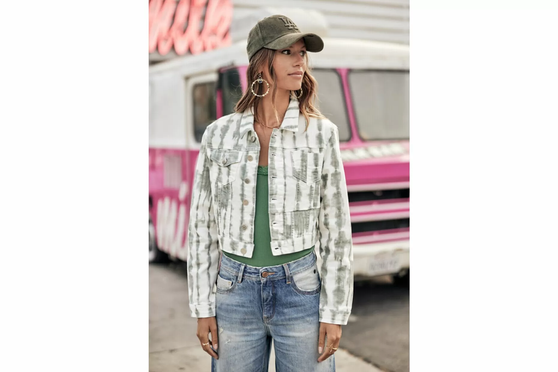 Freeman T Porter Myriam Heaven Denim Jacket Woman, Stormy Sea Store