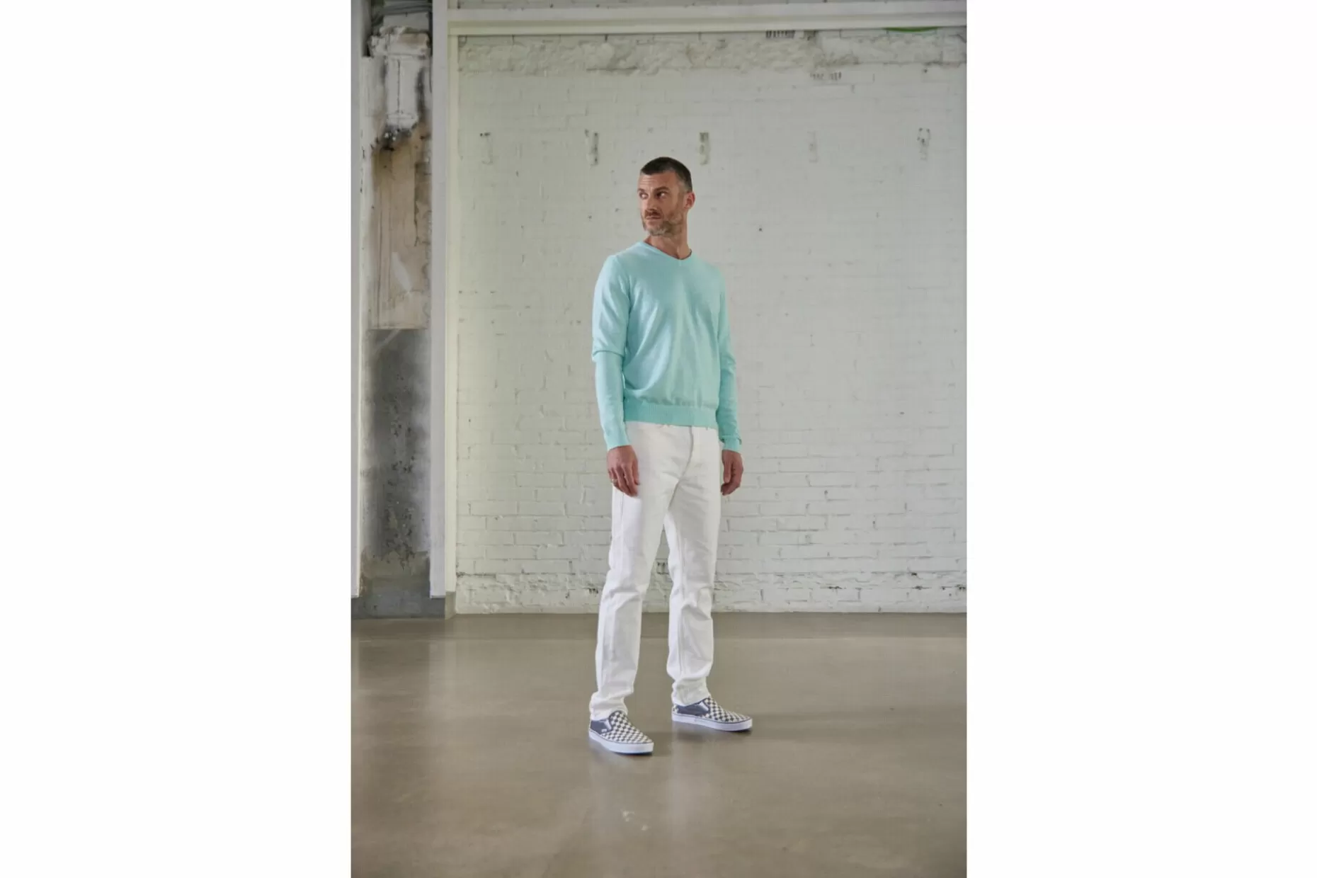Freeman T Porter Neo Denim Straight Jeans Man, Off White Fashion
