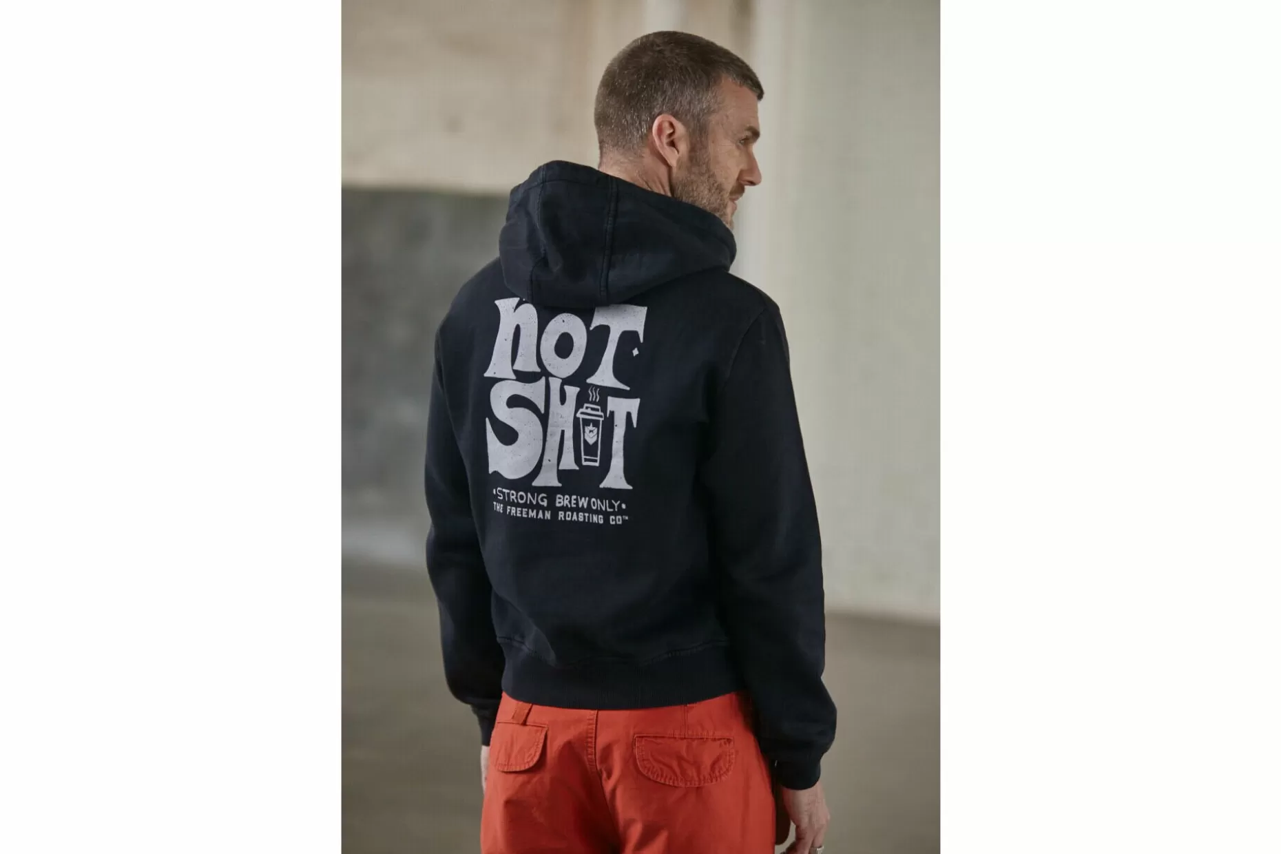 Freeman T Porter Nohan Hot Shot Hoodie Sweatshirt Man, Anthra Shop