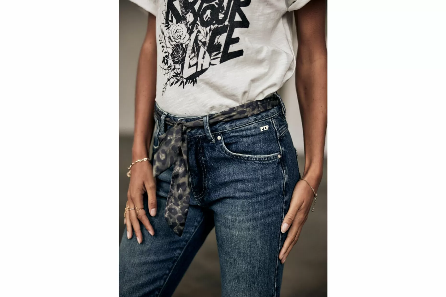 Freeman T Porter Norma Bootcut Cropped Jeans Woman, Power Online