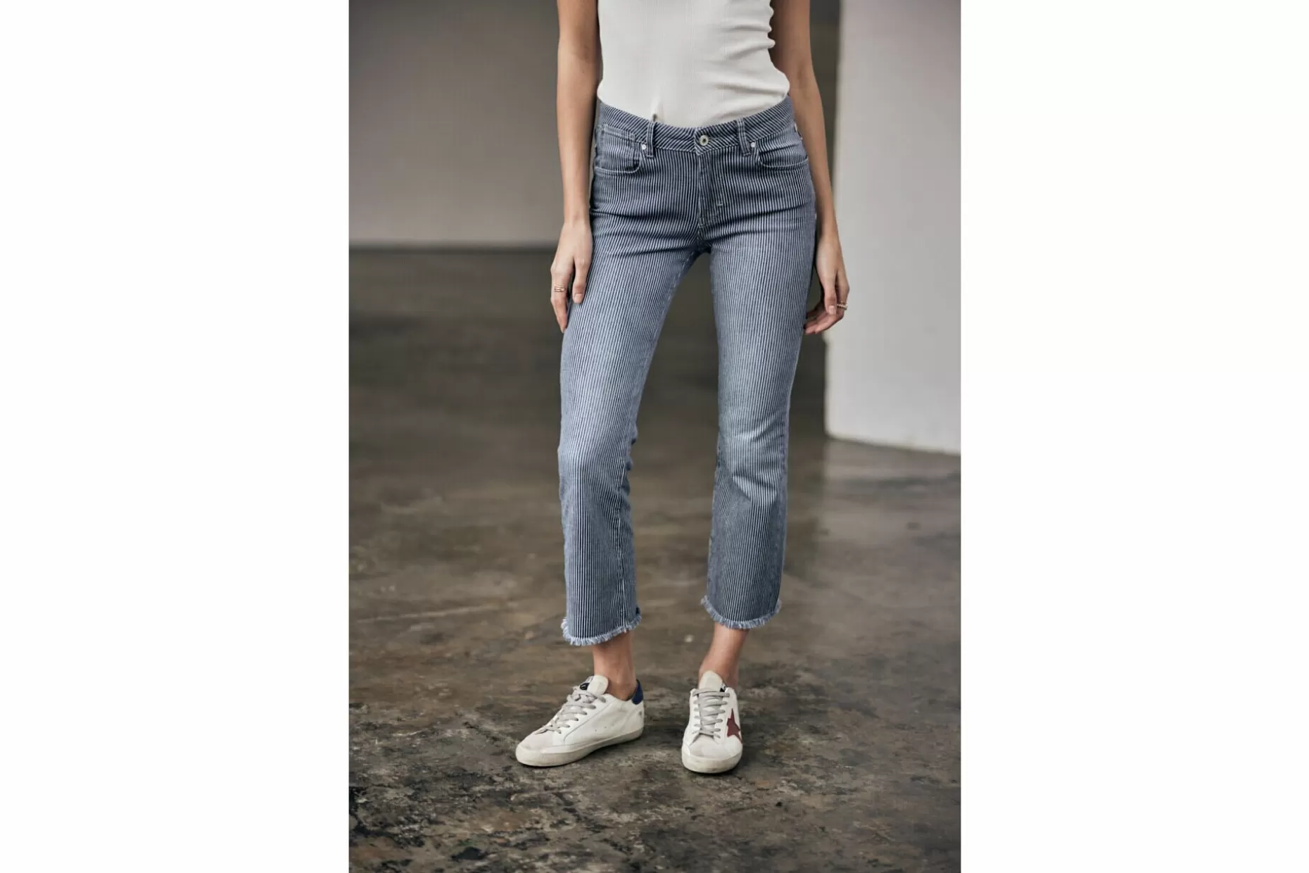 Freeman T Porter Norma Bootcut Cropped Jeans Woman, Matador Store