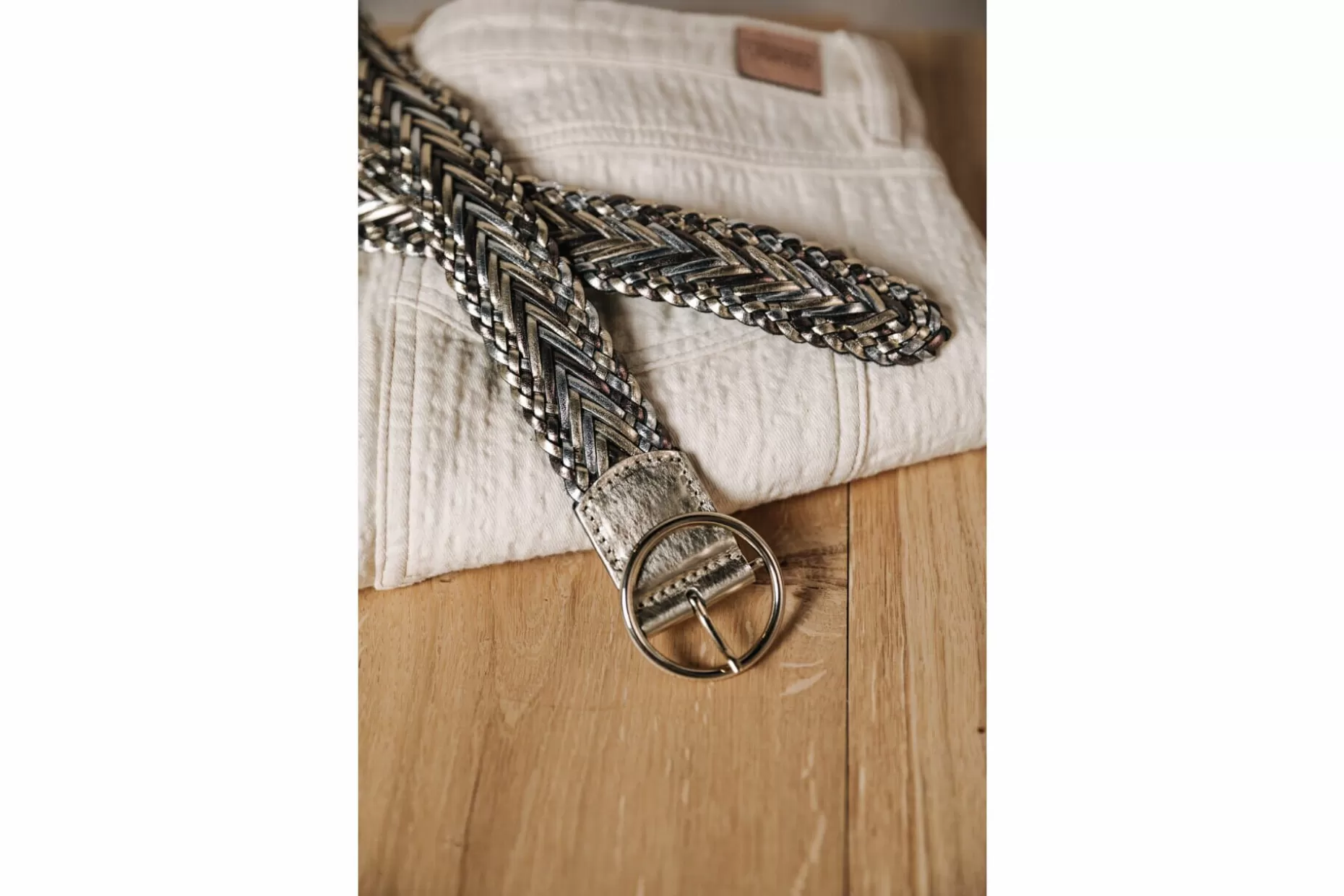 Freeman T Porter Palia Leather Belt Woman, Metal Flash Sale