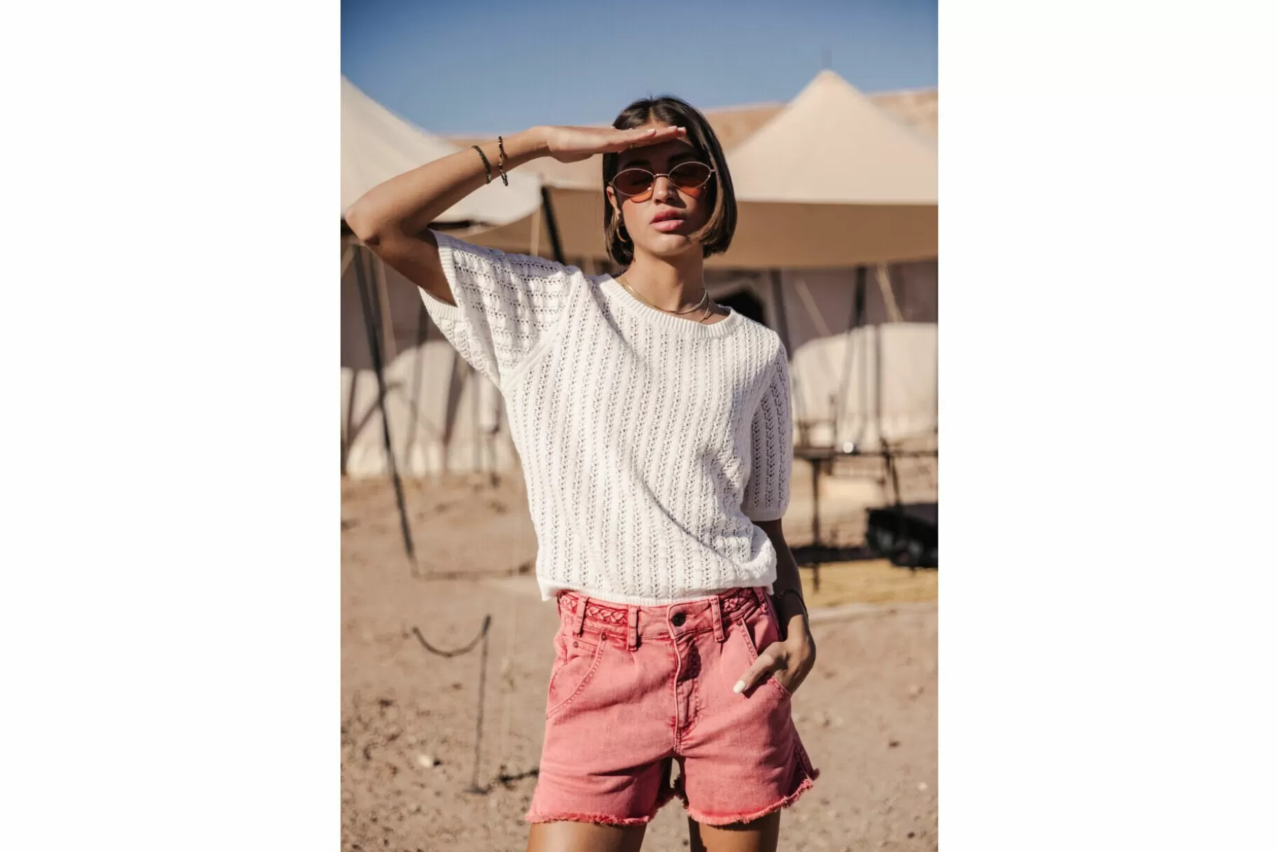 Freeman T Porter Peronelle Fitted Sweater Woman, White Sale