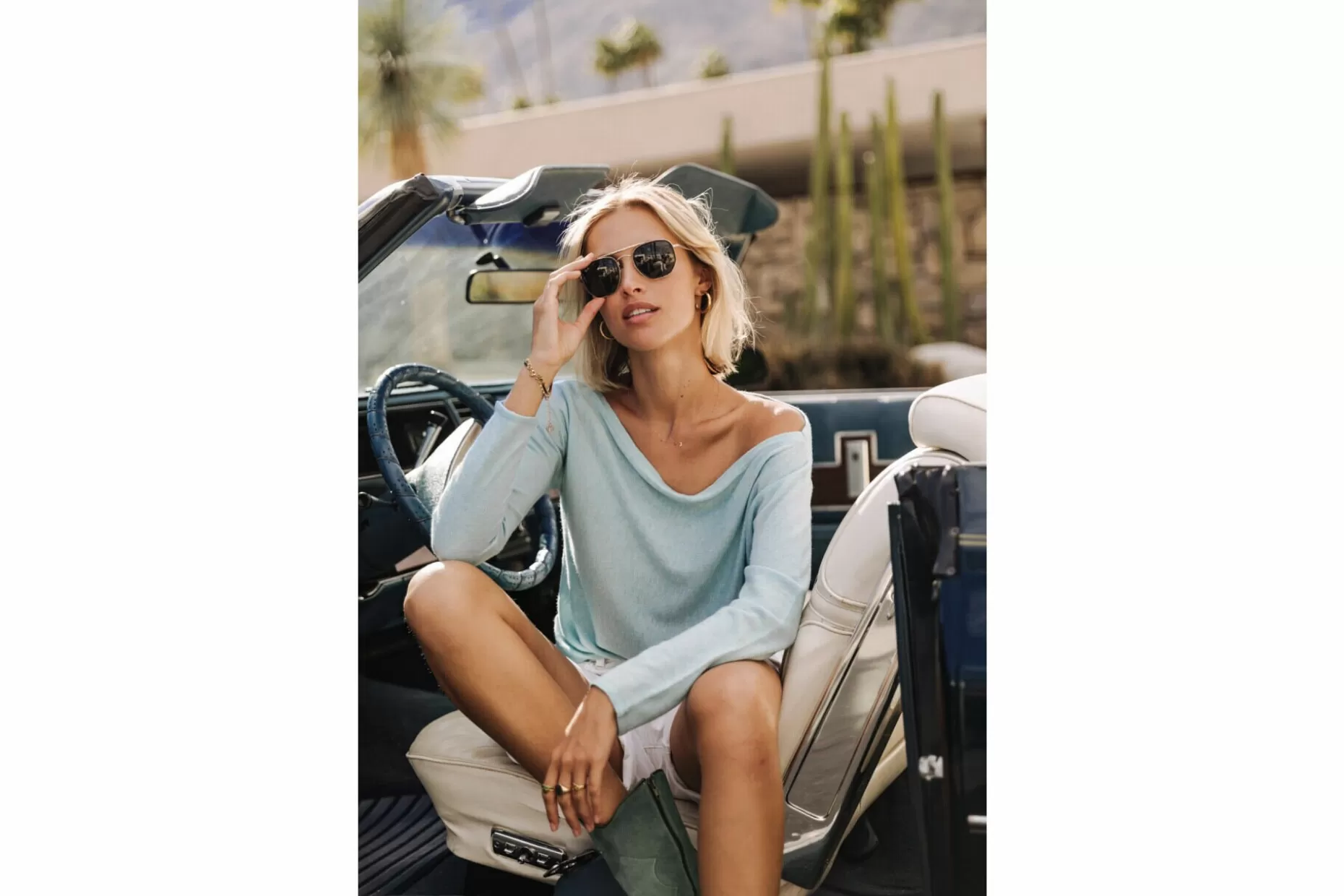 Freeman T Porter Persia Loose-Fit Sweater Woman, Surf Spray Sale