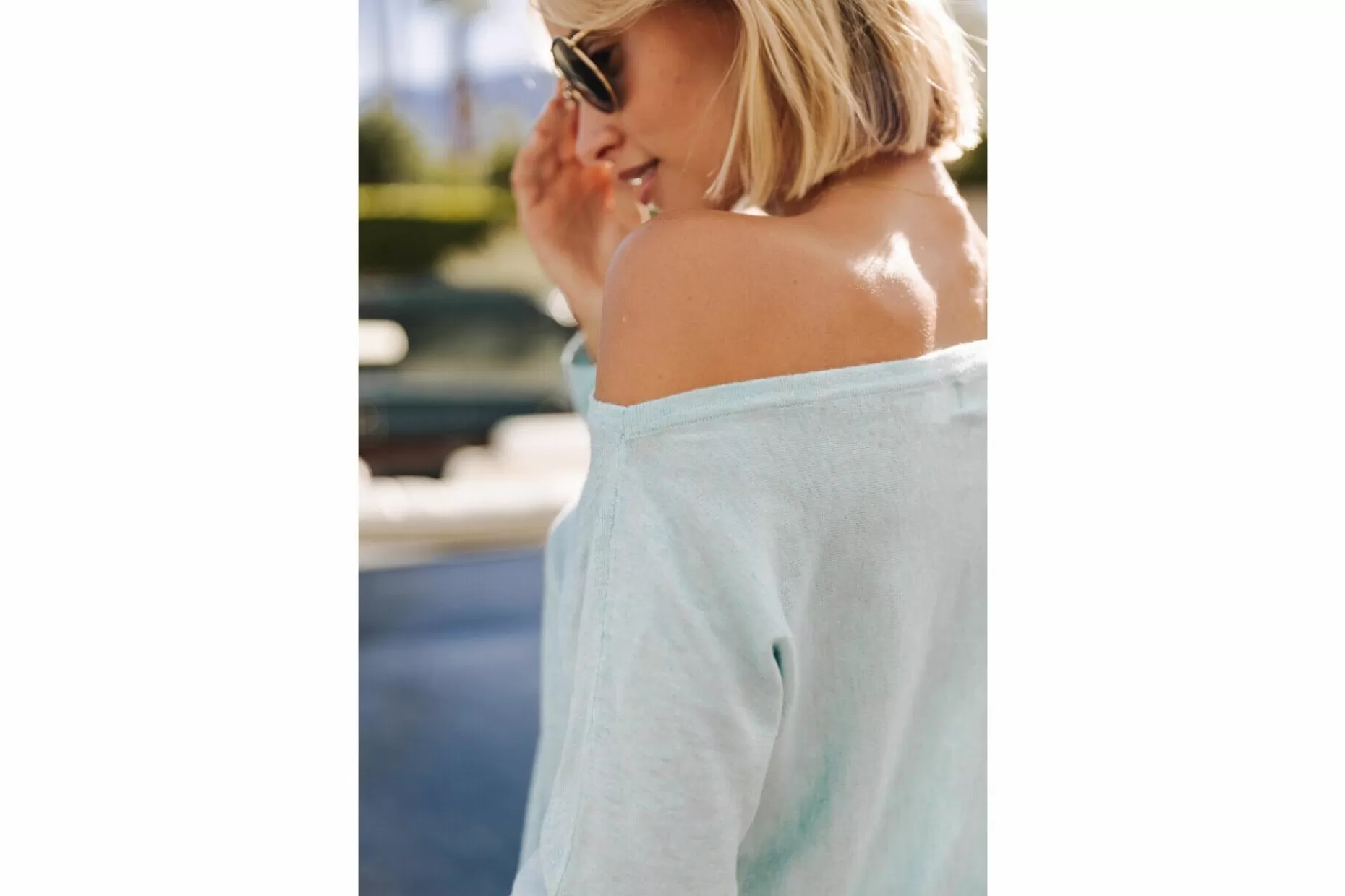 Freeman T Porter Persia Loose-Fit Sweater Woman, Surf Spray Sale