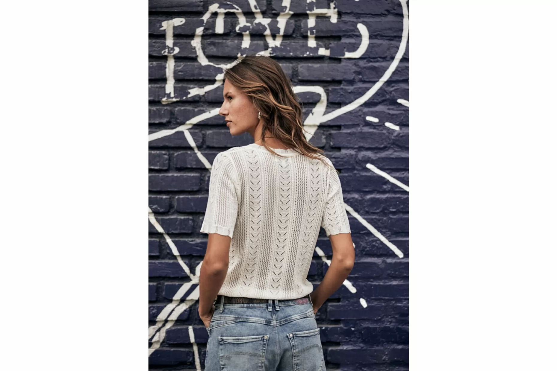 Freeman T Porter Polane Fitted Sweater Woman, White Store