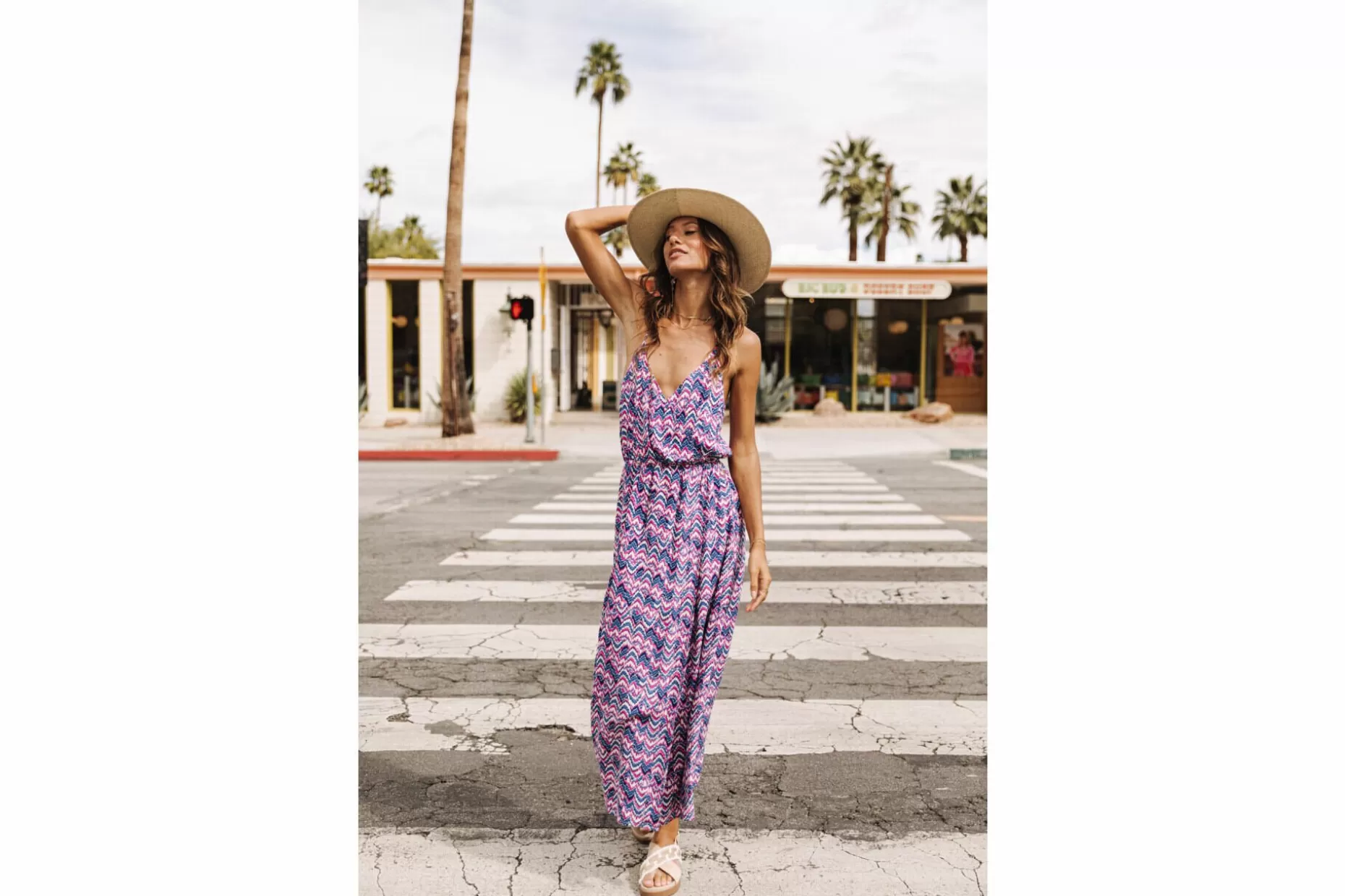 Freeman T Porter Raelle Etnico Long Dress Woman, Blue Cheap