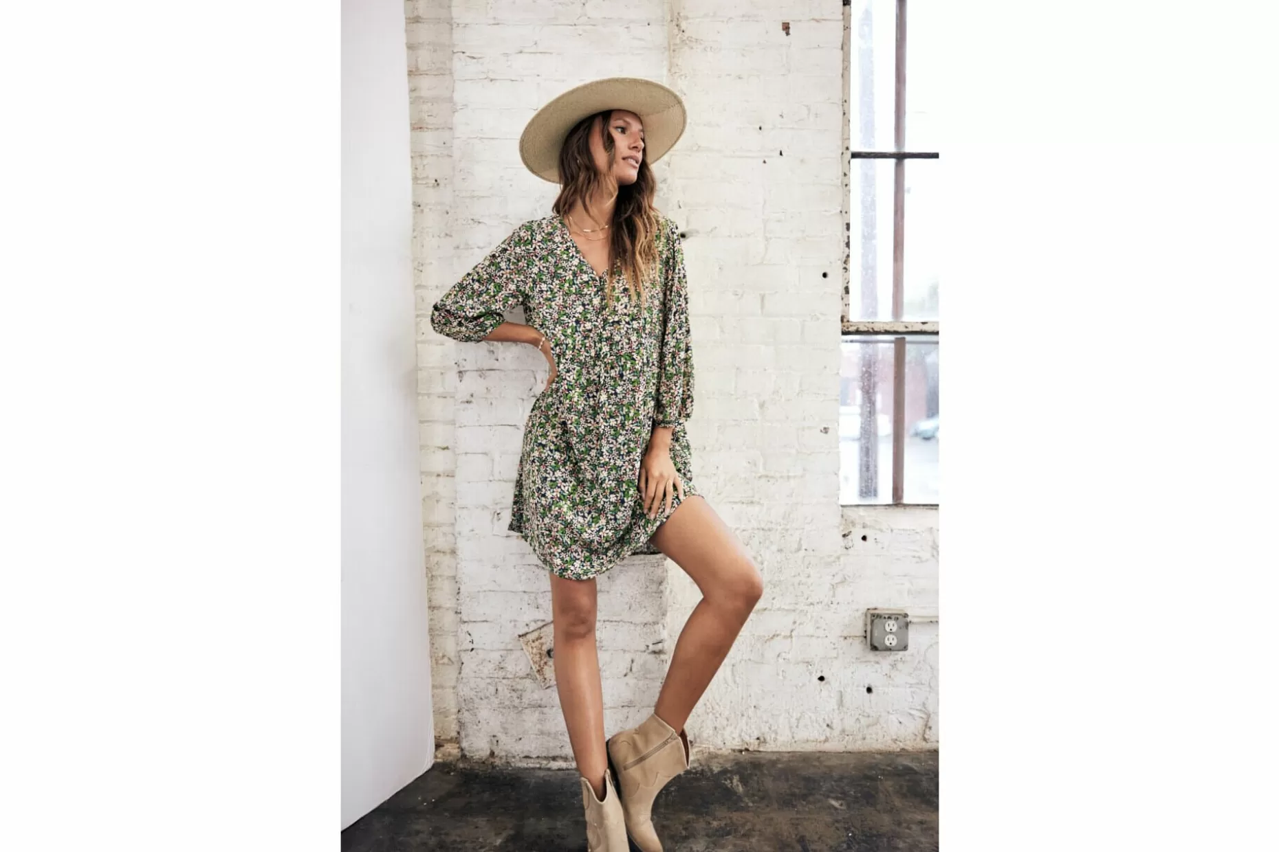 Freeman T Porter Reeka Primavera Long Sleeves Short Dress Woman, Night Sky Store