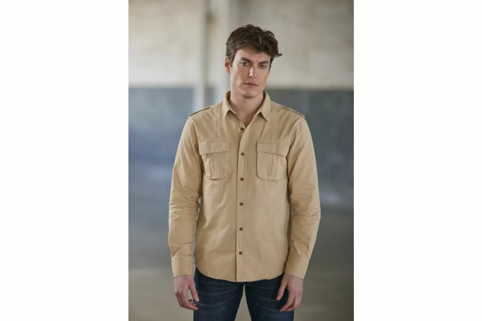 Freeman T Porter Sacha Colorado Long Sleeve Shirt Man, Starfish Cheap