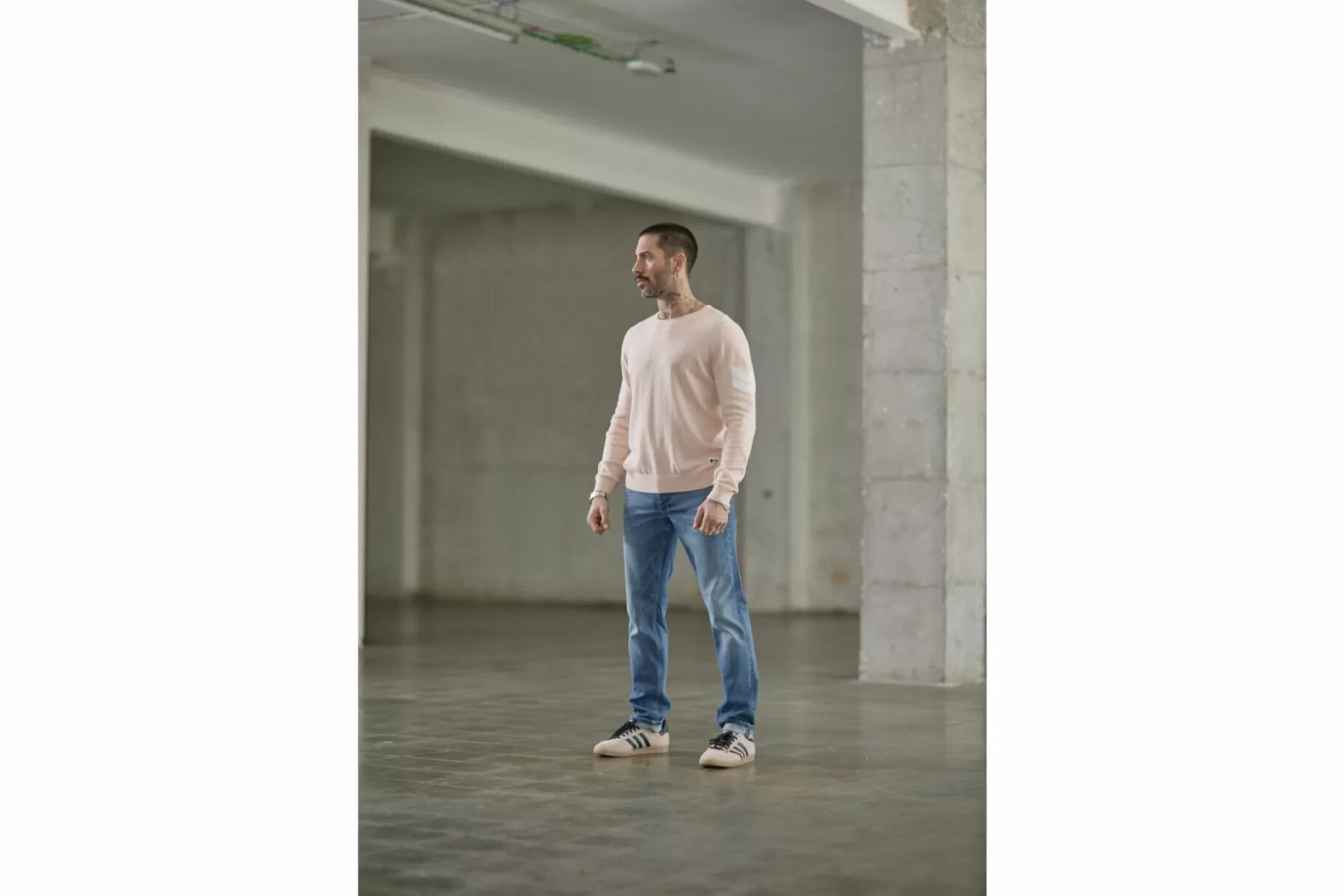 Freeman T Porter Sonny Conwy Straight Sweater Man, Peach Shop