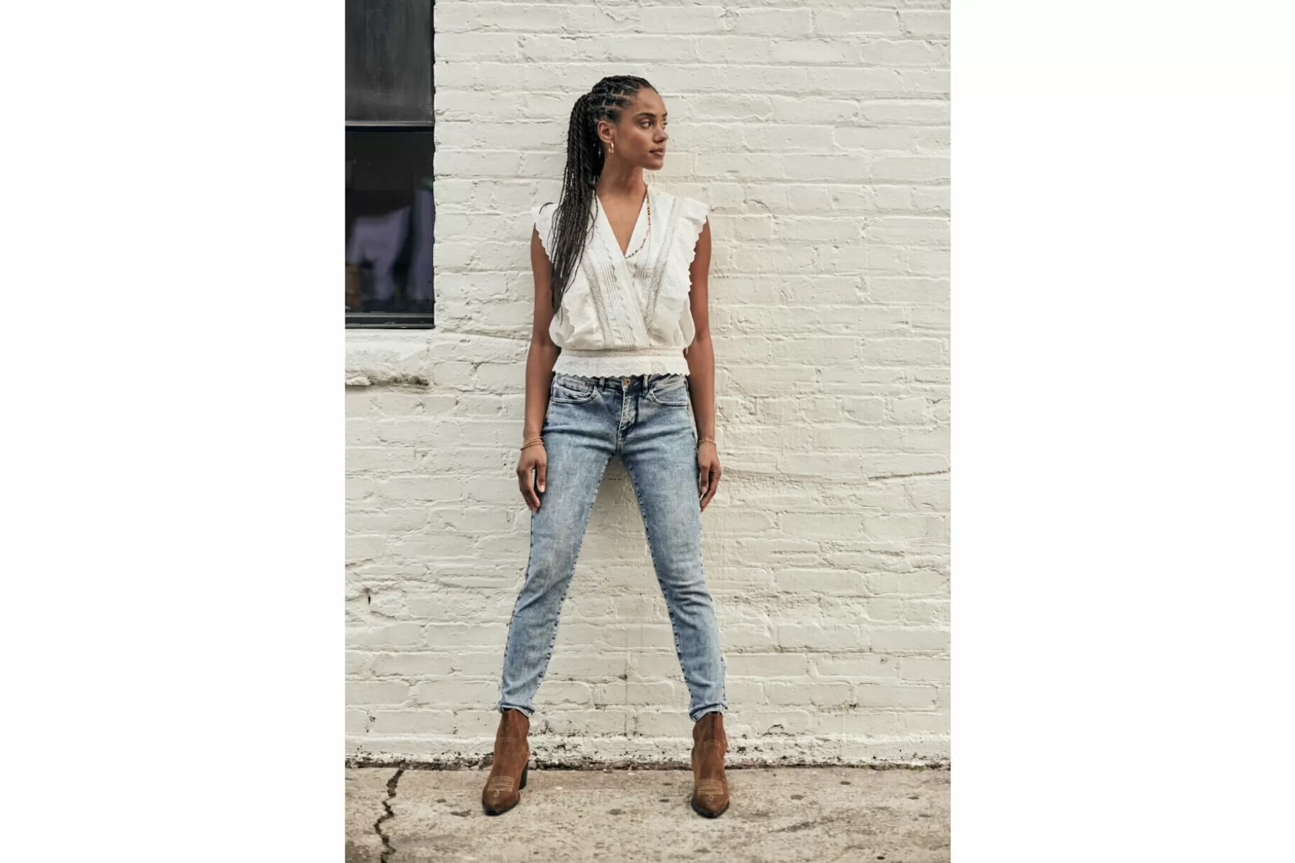 Freeman T Porter Sophy Cropped Jeans Woman, Boceano Online