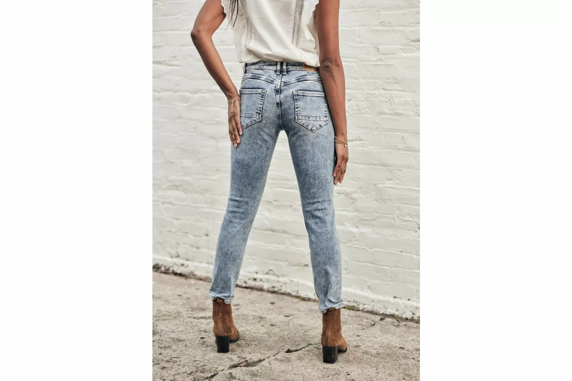 Freeman T Porter Sophy Cropped Jeans Woman, Boceano Online