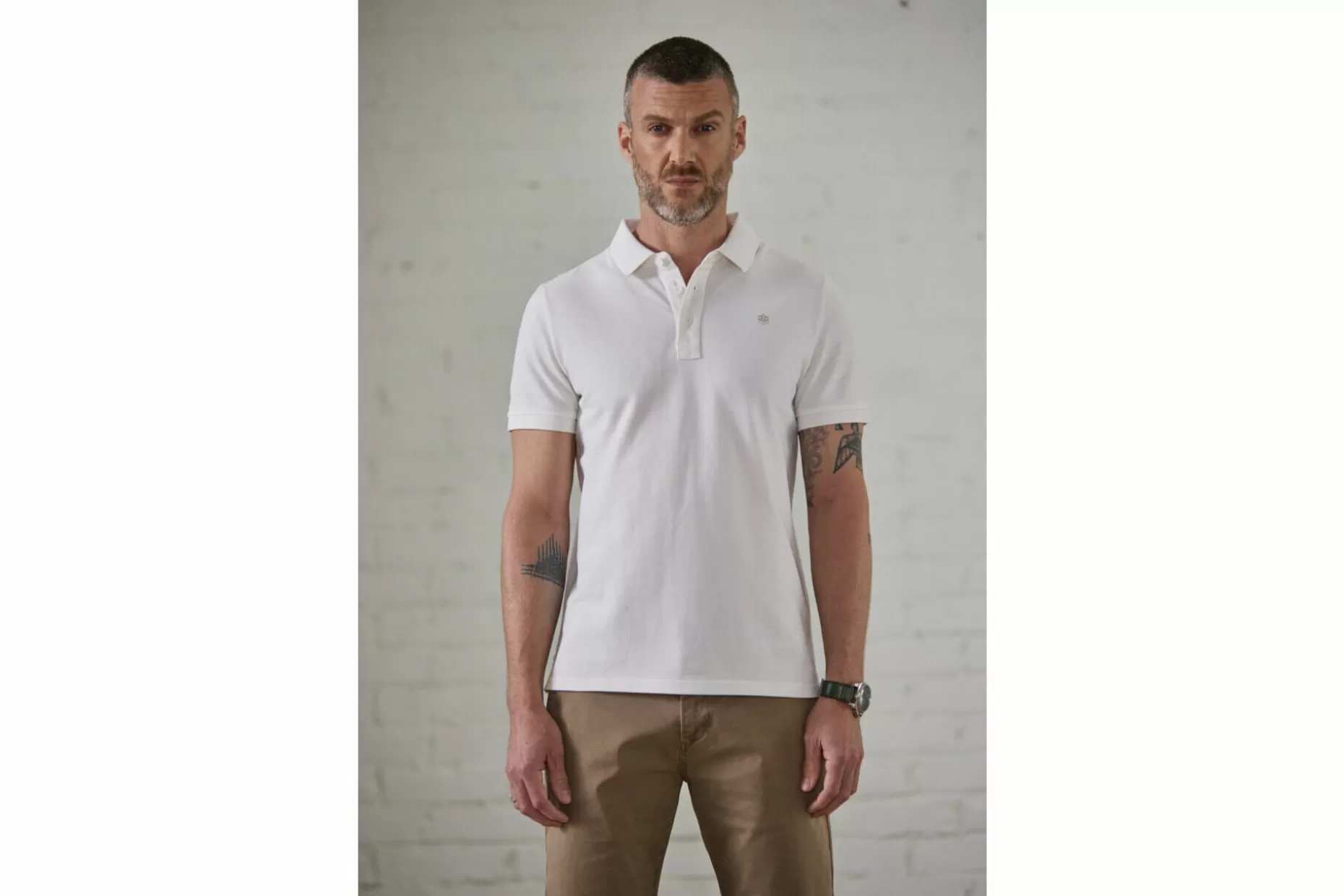 Freeman T Porter Tadley Icon Straight Polo Shirt Man, White Shop