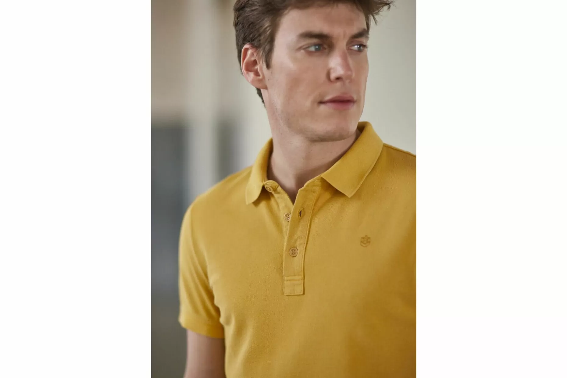 Freeman T Porter Tadley Icon Straight Polo Shirt Man, Spectra Yellow Best Sale