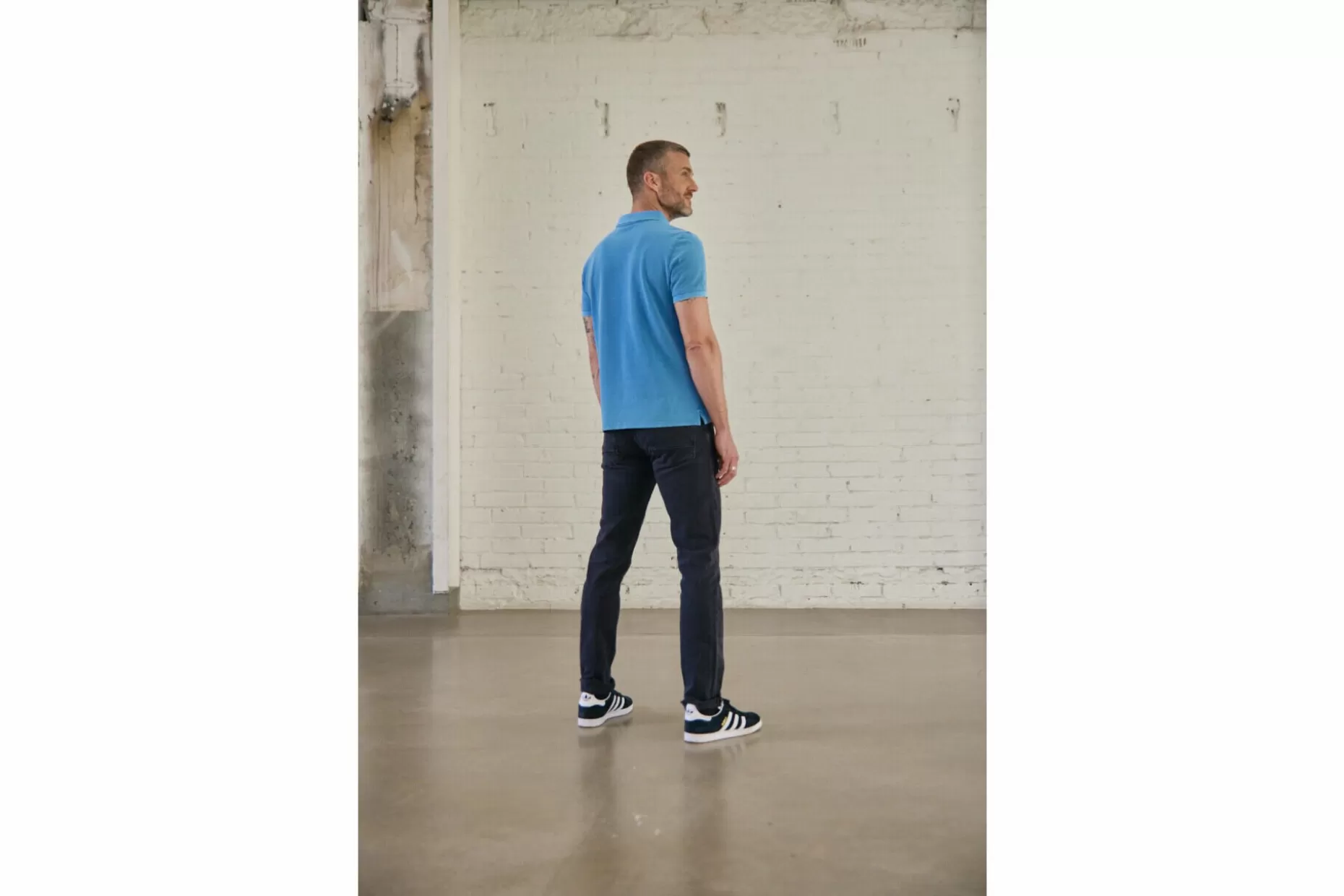 Freeman T Porter Tadley Icon Straight Polo Shirt Man, Princess Blue Cheap