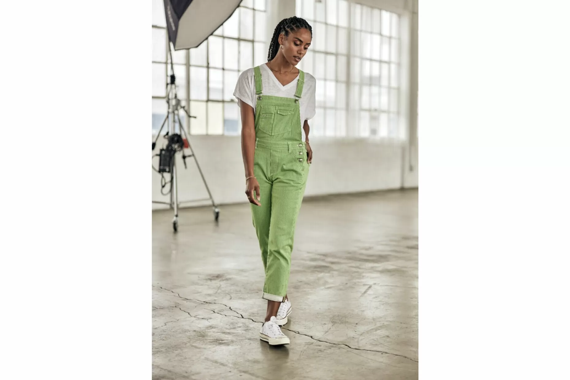 Freeman T Porter Tara Janeiro Striped Dungaree Woman, Original Online