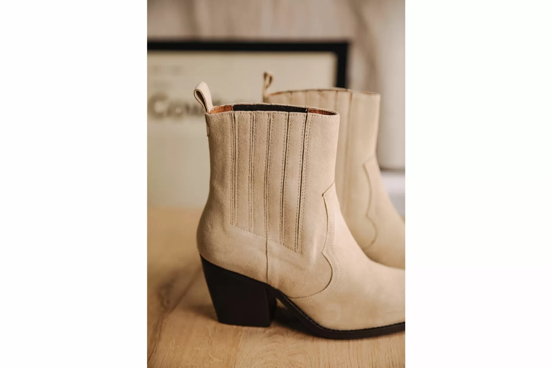 Freeman T Porter Teresa Leather Boots Woman, Papyrus Online