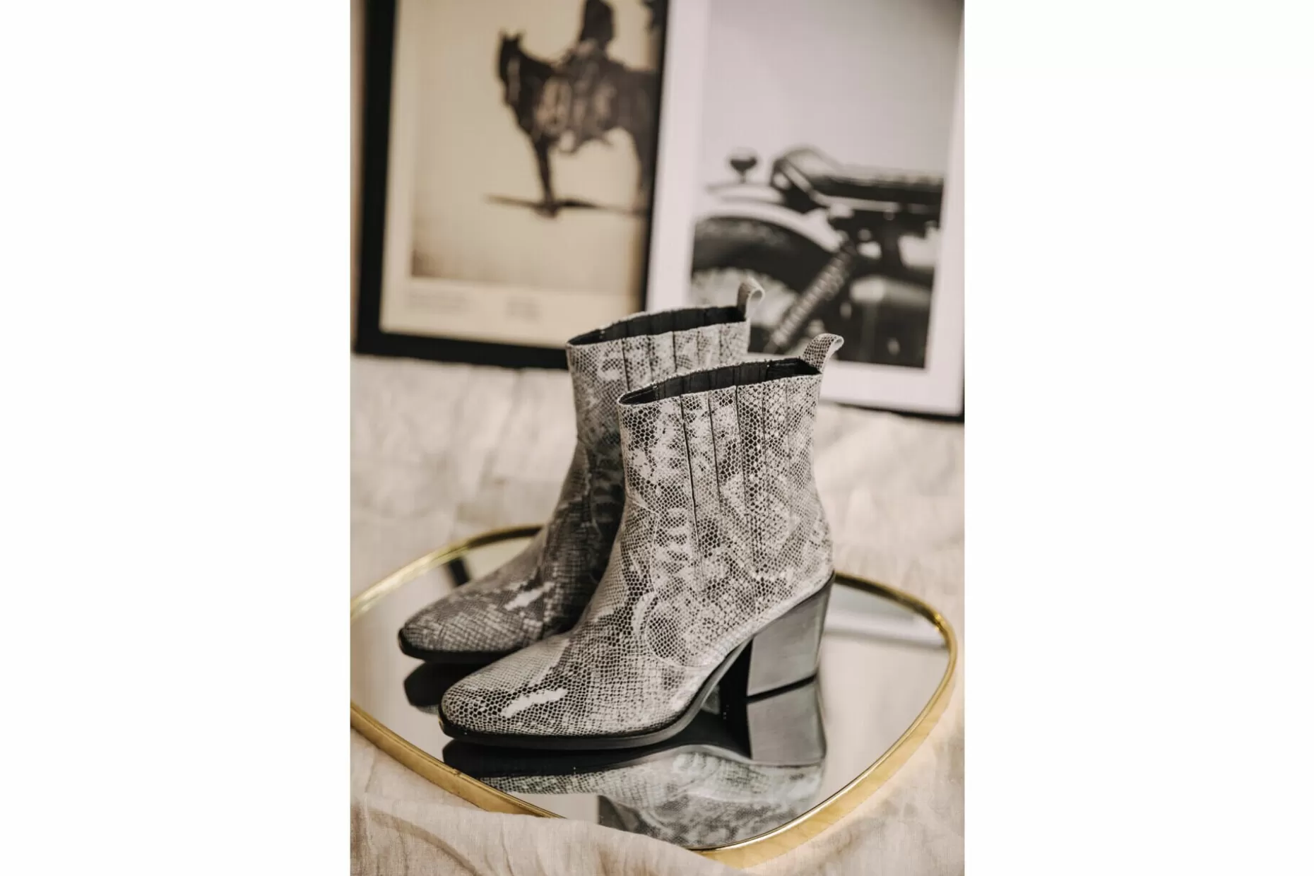 Freeman T Porter Teresa Phyton Boots Woman, Grey Outlet