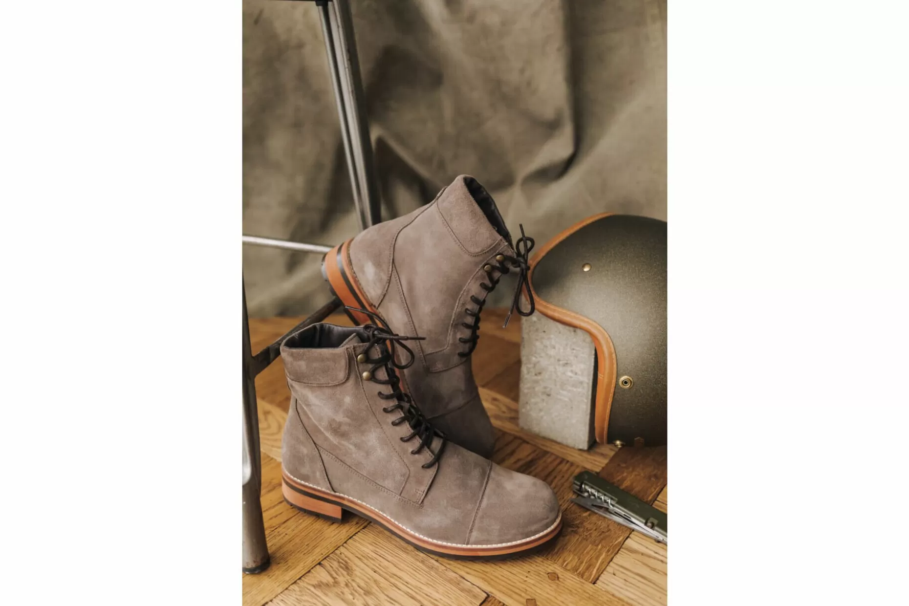 Freeman T Porter Texas Leather Boots Man, Almond Cheap