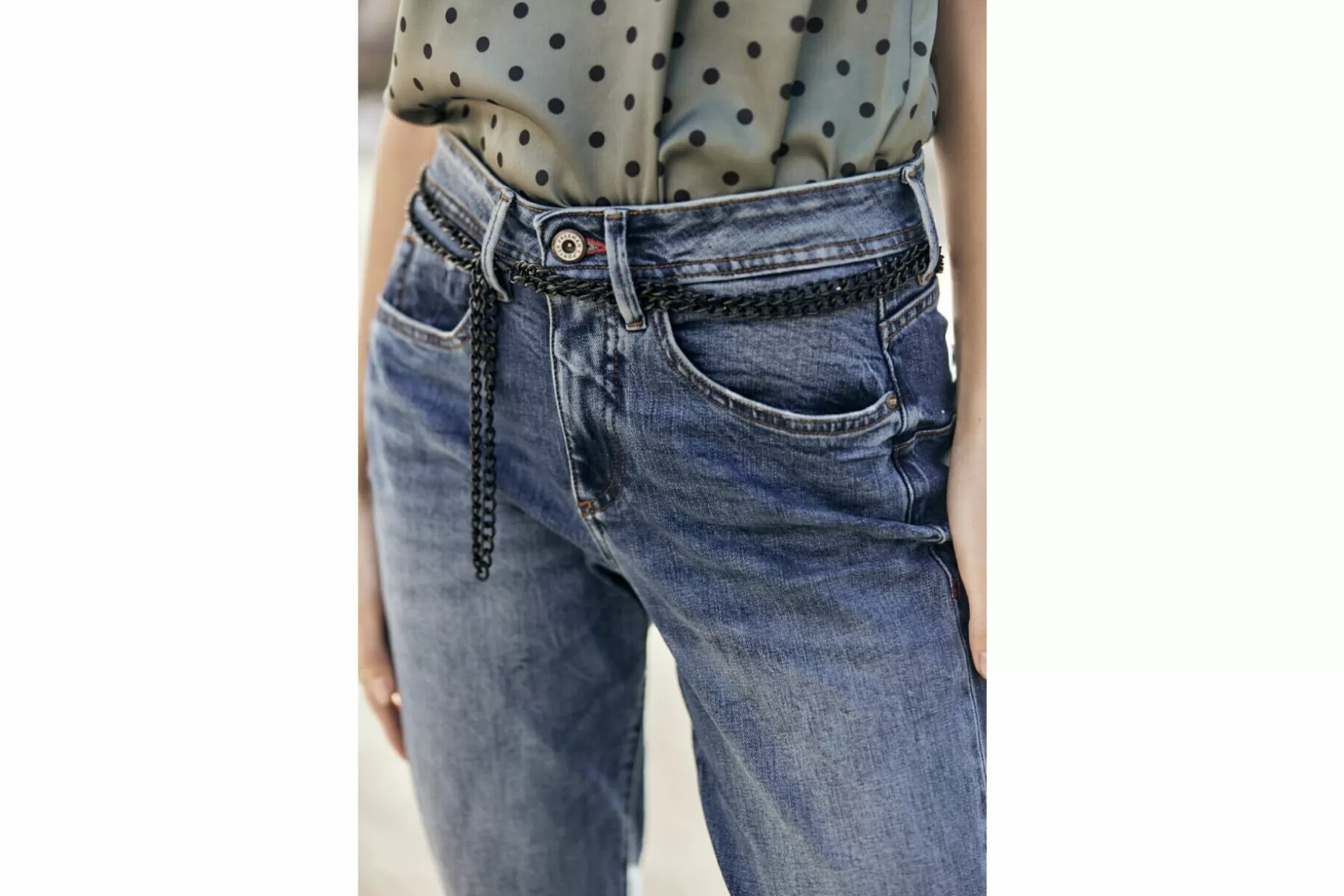 Freeman T Porter Timea Boyfriend Jeans Woman, Sanremo Medium Clearance