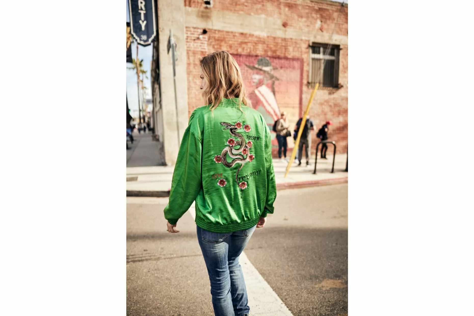 Freeman T Porter Troopie Snake Jacket Woman, Medium Green Best Sale