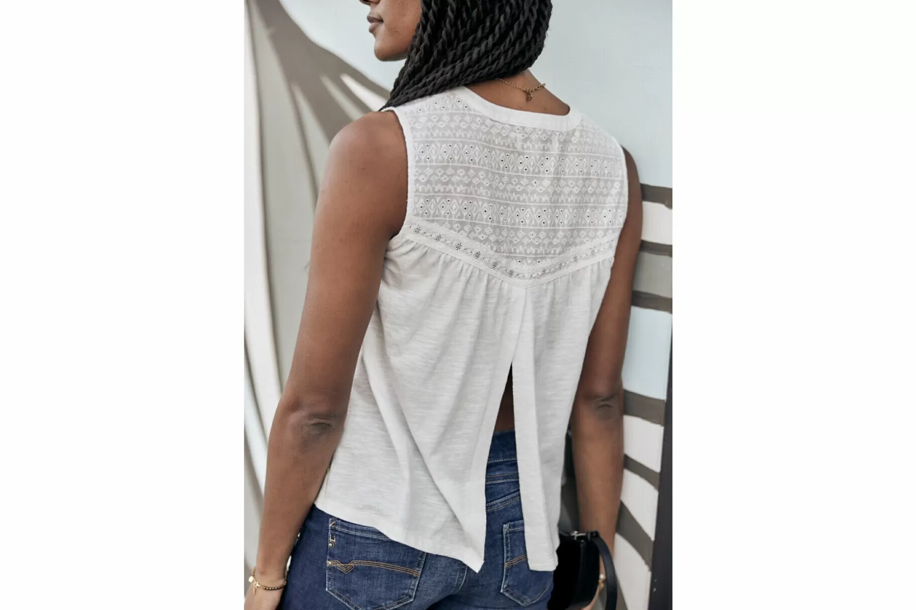 Freeman T Porter Trudie Flared T-Shirt Woman, White Hot