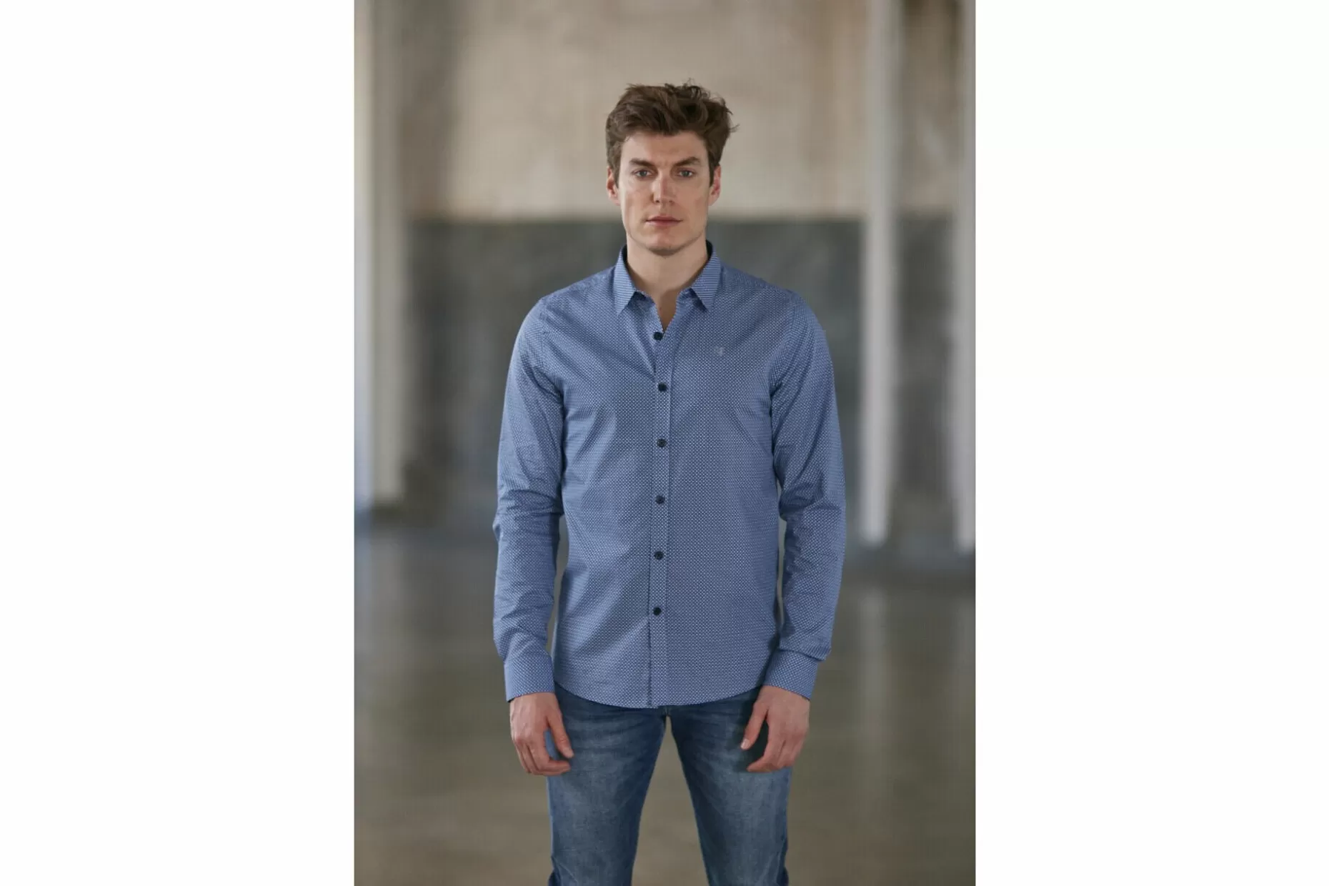 Freeman T Porter Yoris Bizantino Slim Fit Shirt Man, Original Clearance