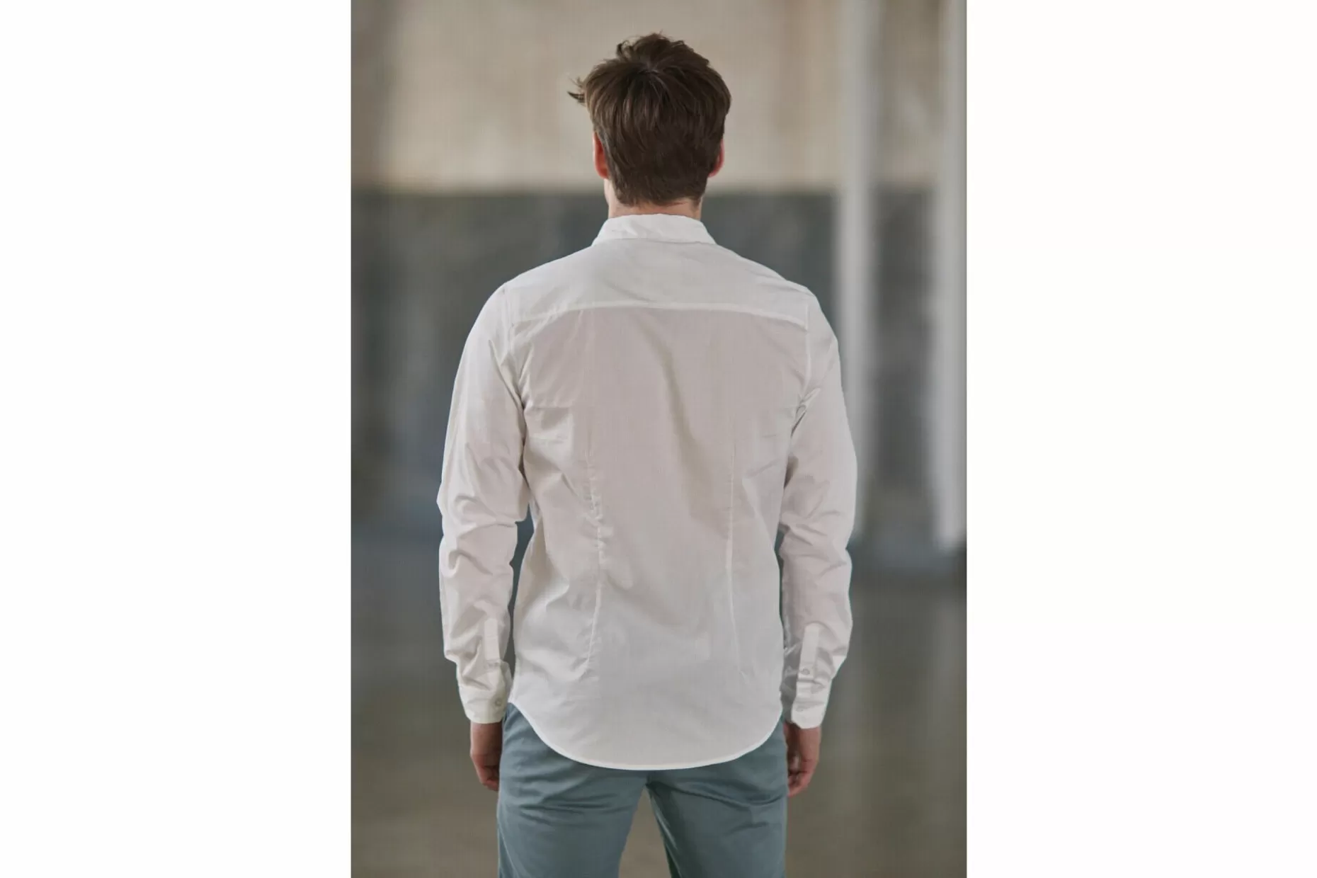 Freeman T Porter Yoris Poplin Slim Fit Shirt Man, Bright White Clearance